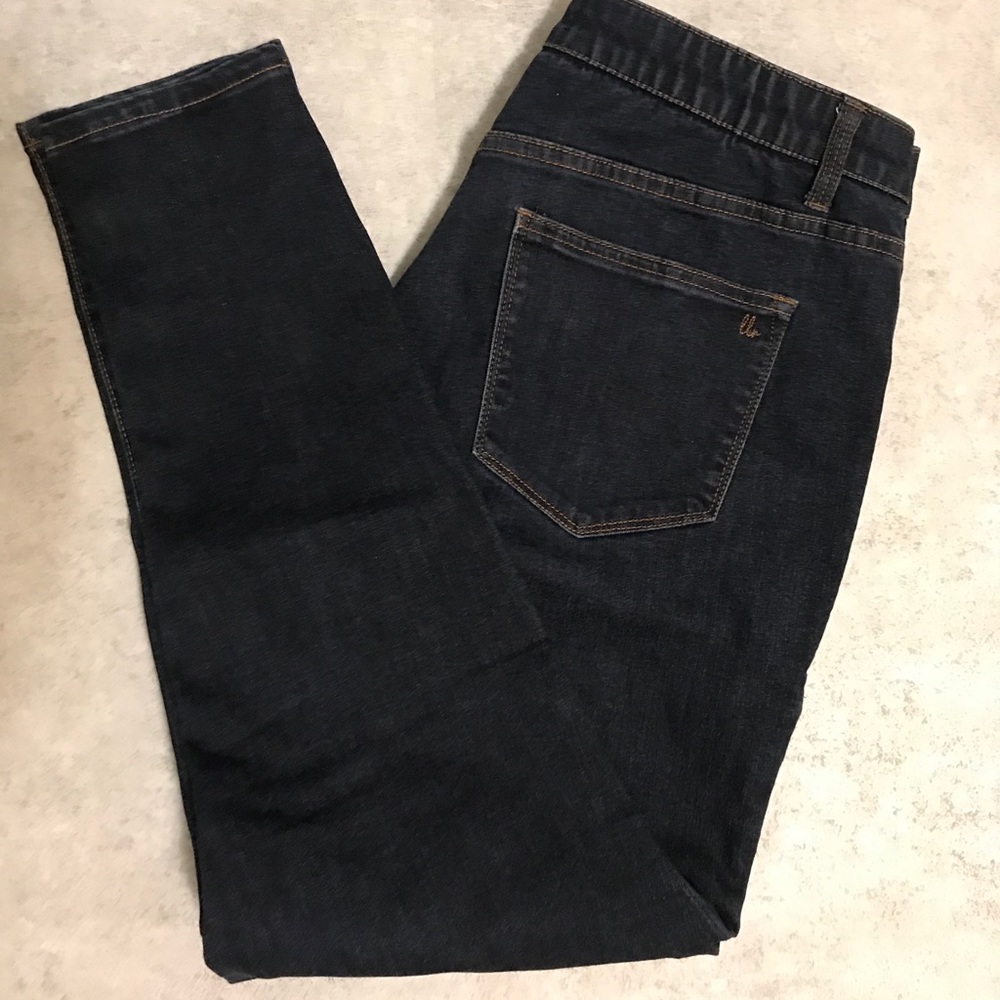 LLR Denim Size 34 Dark Wash Skinny Jeans